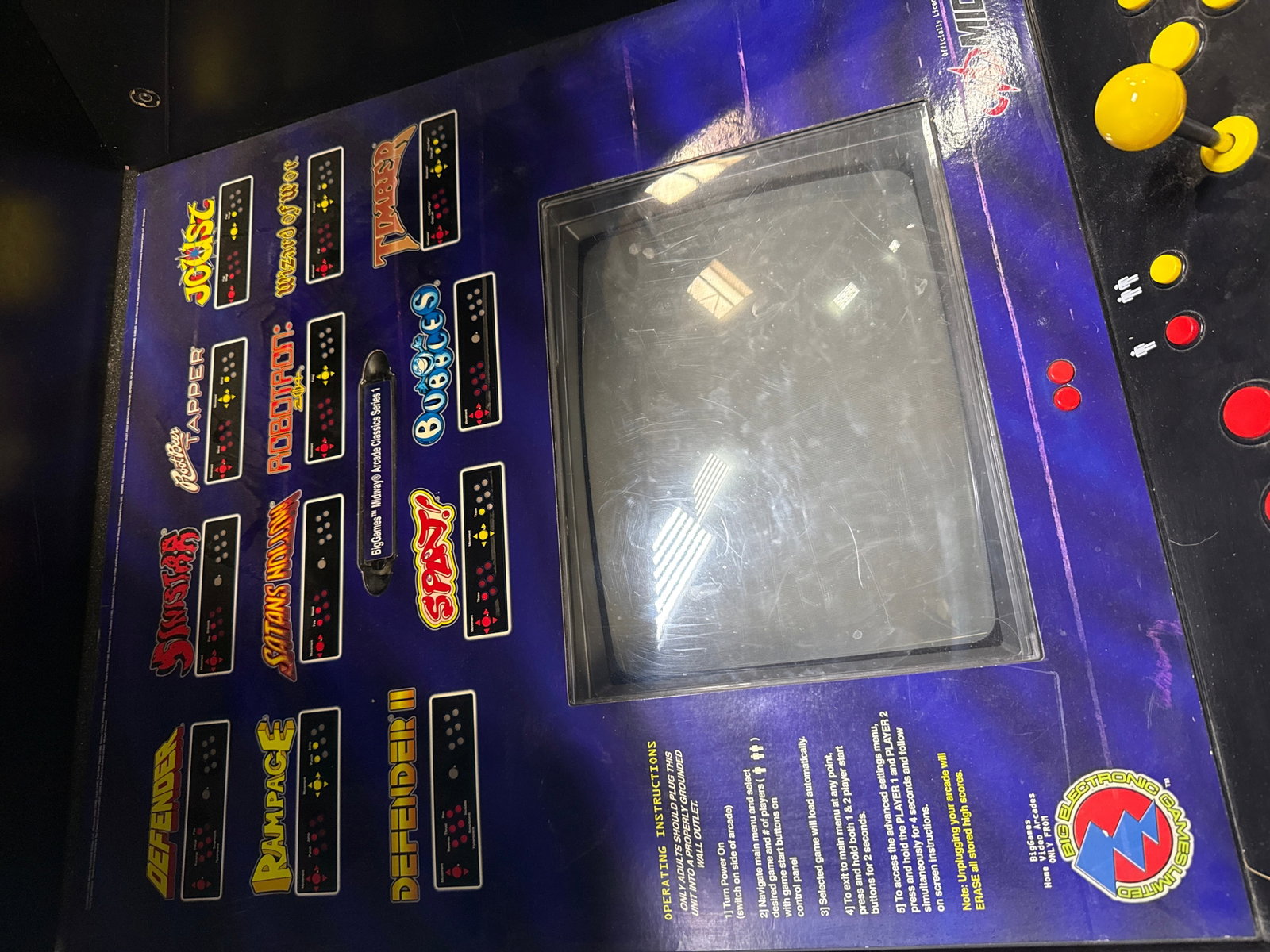 RARE Midway Multi-Game Arcade Machine - 12