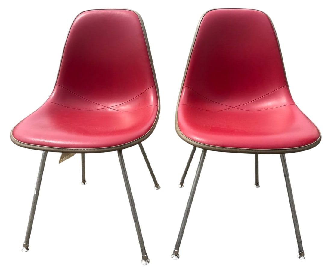 MCM Herman Miller Eames DSX Padded Shell Chairs - 2