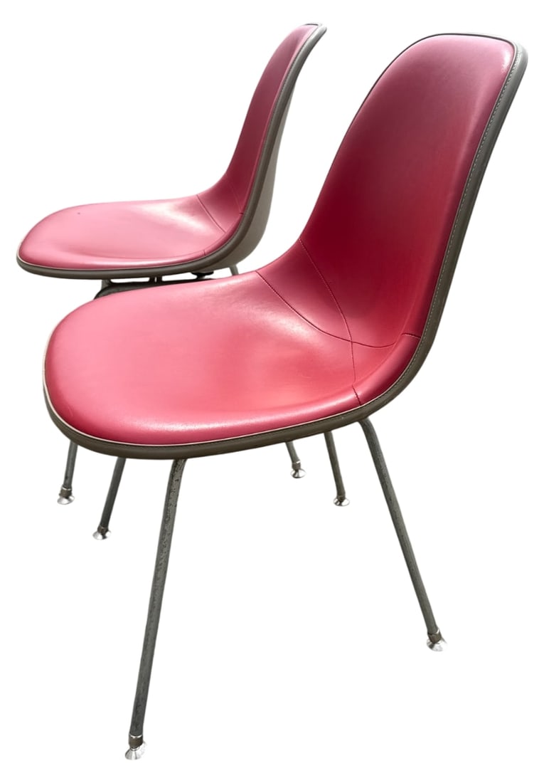MCM Herman Miller Eames DSX Padded Shell Chairs - 6
