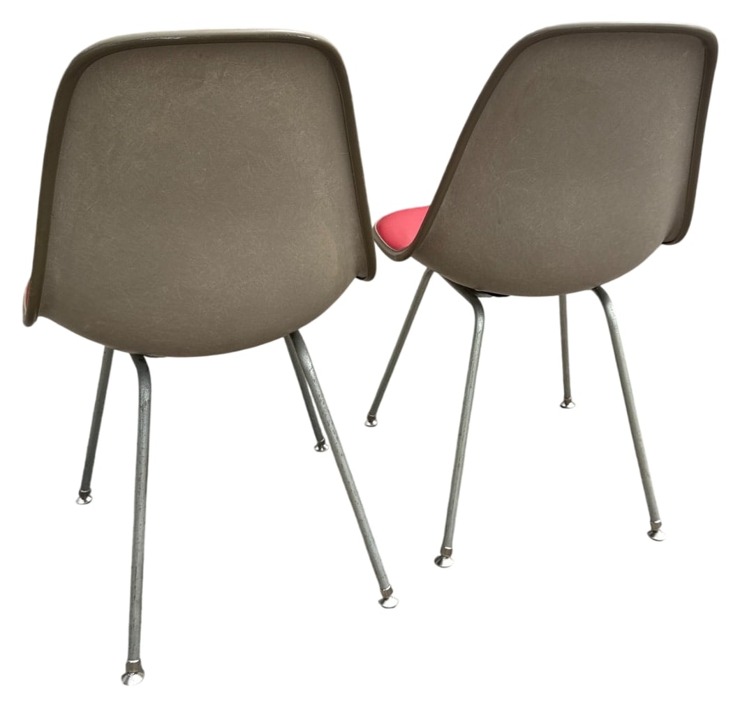 MCM Herman Miller Eames DSX Padded Shell Chairs - 7