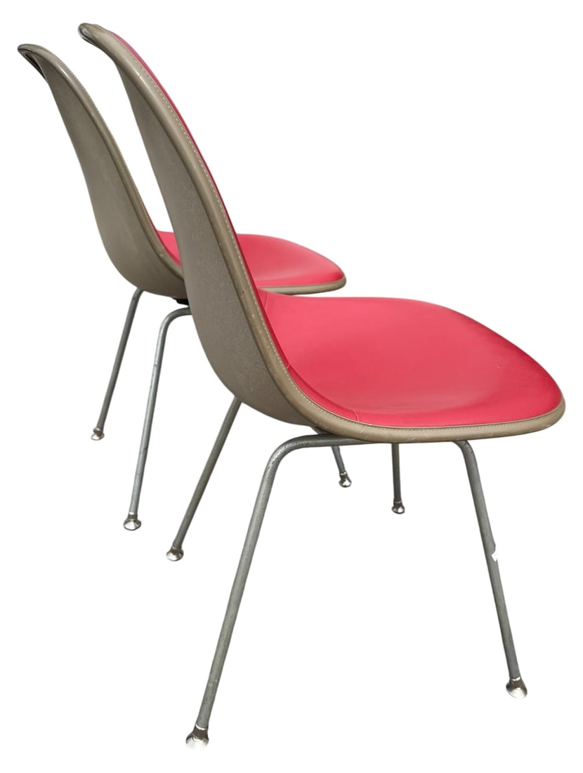 MCM Herman Miller Eames DSX Padded Shell Chairs - 8