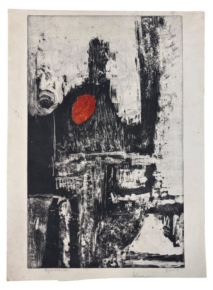 Juarez "Mujer Orando" Abstract Etching (1 of 6)
