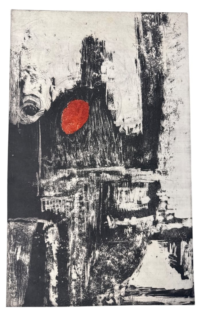 Juarez "Mujer Orando" Abstract Etching - 5