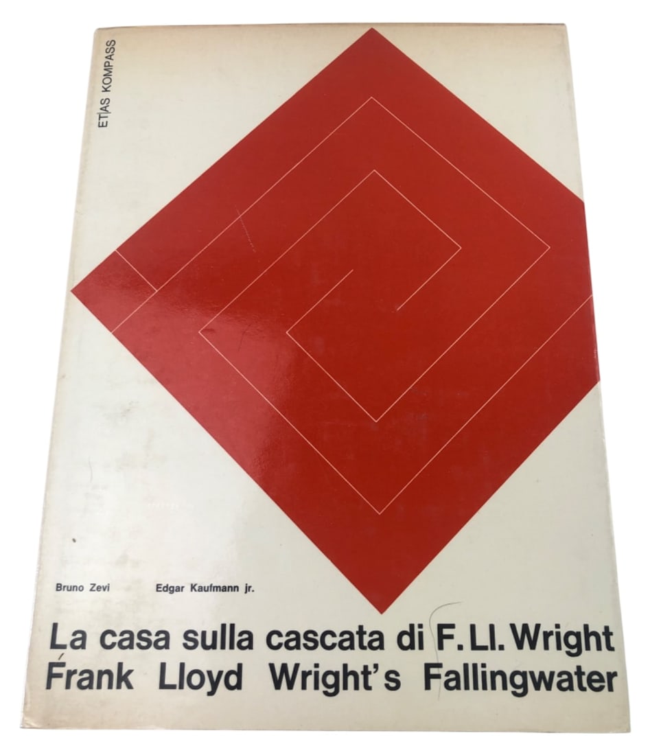 Bruno Zevi Frank Lloyd Wright Fallingwater Book (1 of 8)