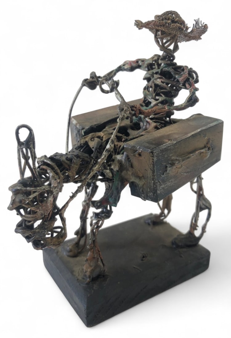 Style of C. Serraty Brutalist Wire Sculpture (1 of 7)
