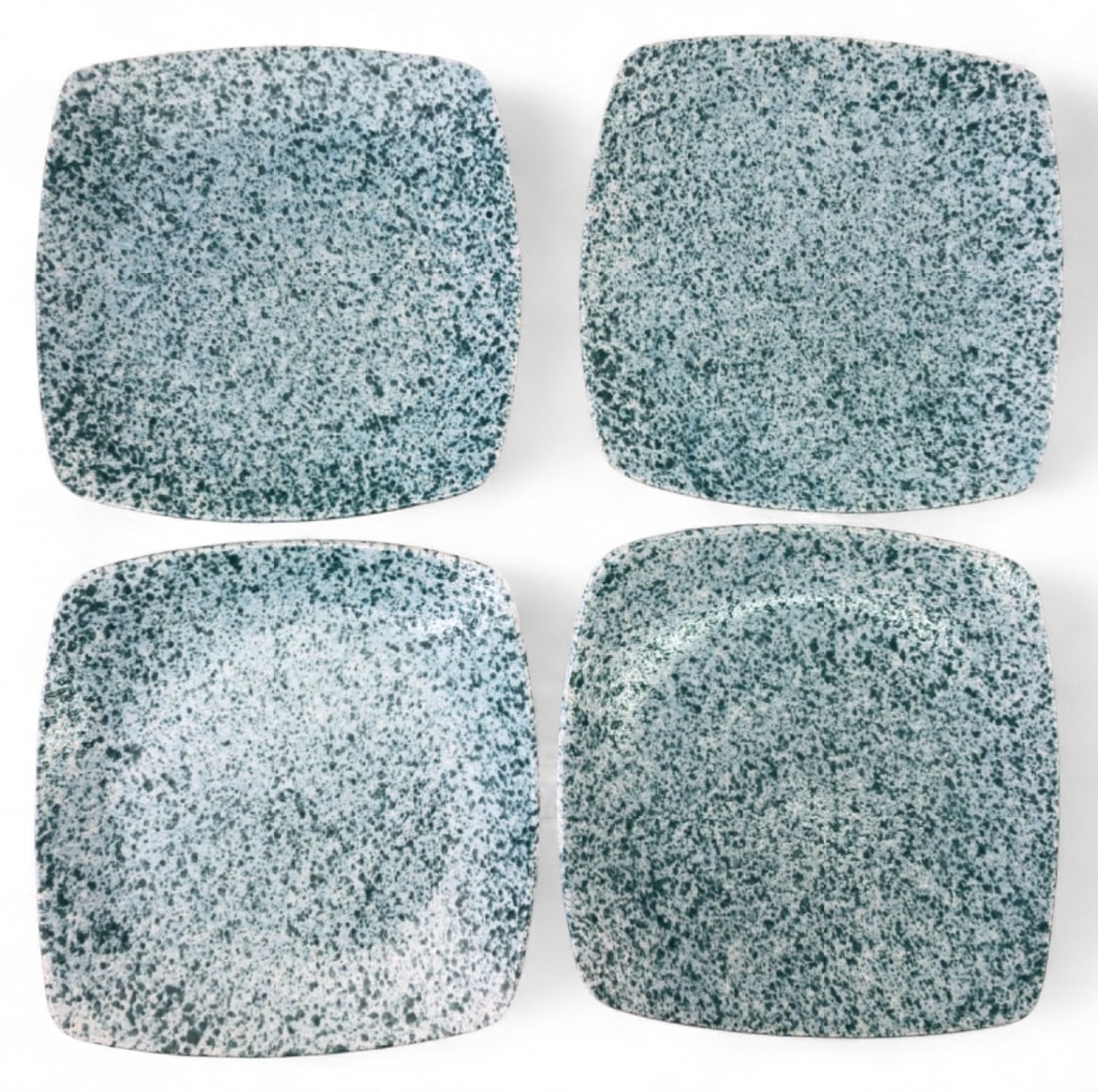 My Place My Space Square Speckled Plates 10x10 (1 of 5)