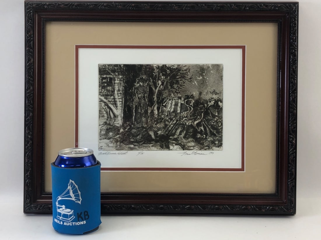 Fred Brian "Boat House Ghost" Etching 6/15 - 6