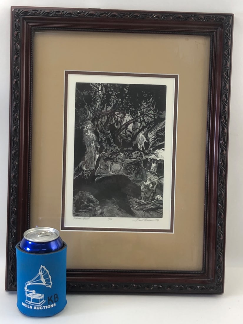 Fred Brian "Ghost Hunt" Signed Print 6/15 - 5