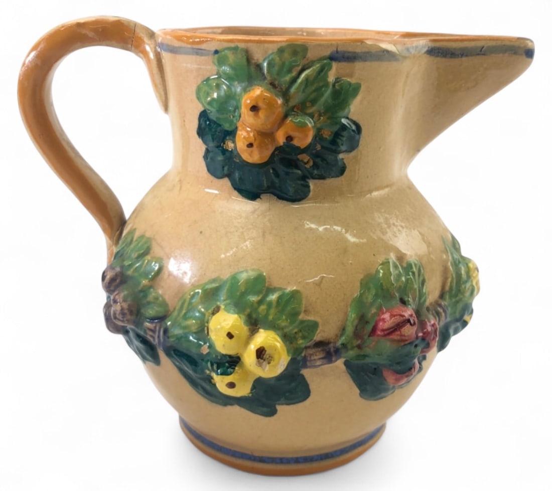 VTG Robbiano Italy Majolica Pitcher (1 of 7)