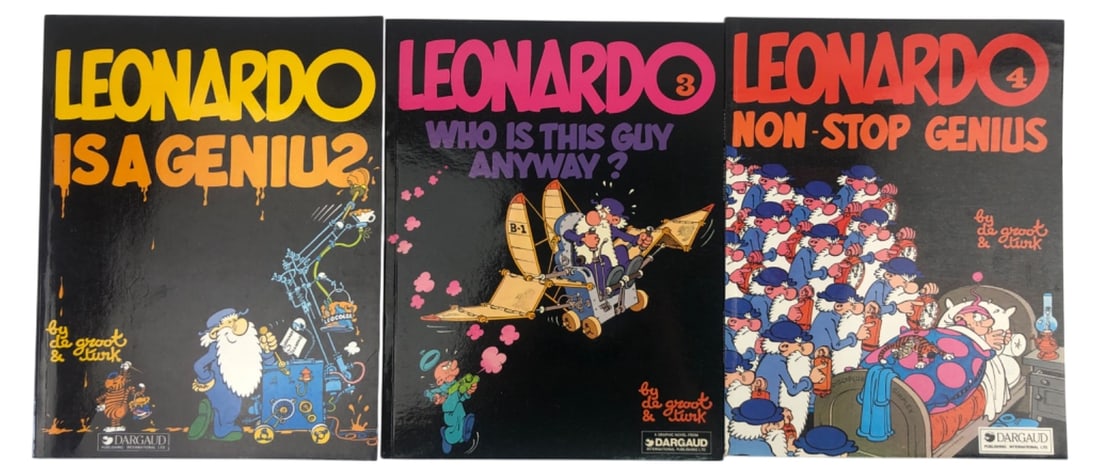 Rare De Groot & Turk Leonardo Vols 1, 3, 4 (1 of 6)