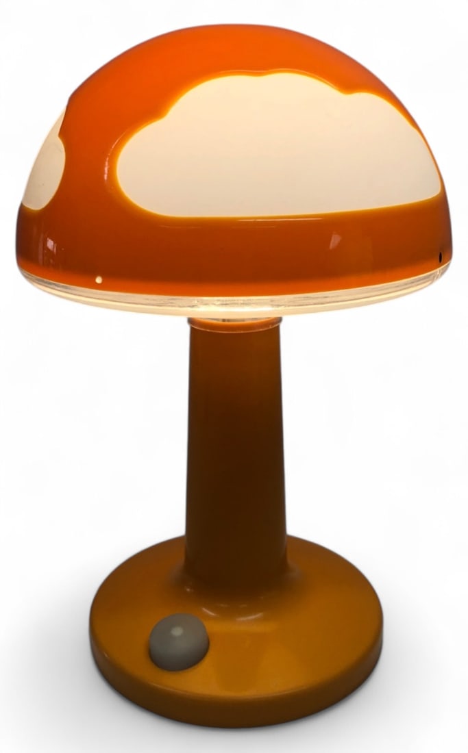 VTG IKEA Skojig Orange Cloud Mushroom Lamp (1 of 9)