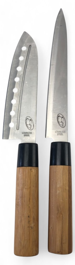 Cupini Stainless Steel Santoku & Slicer Knives (1 of 7)