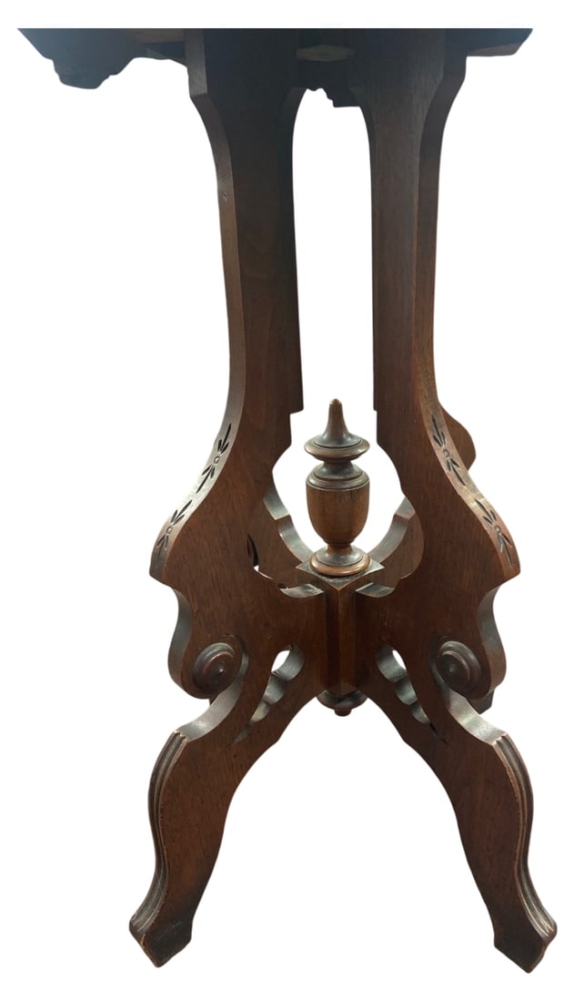 Victorian Marble Top Parlor Table - 3