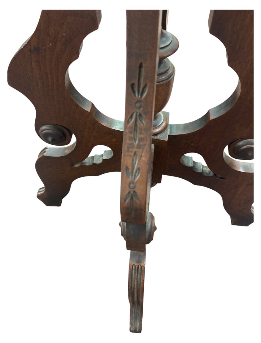Victorian Marble Top Parlor Table - 4