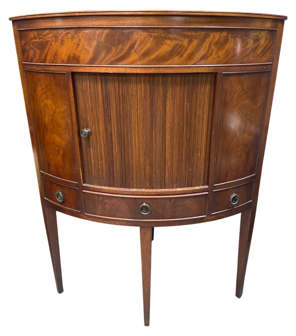 Federal Style Mahogany Corner Stand (1 of 6)