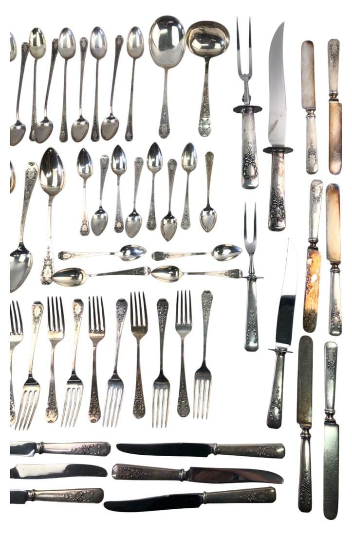 Gorham Sterling Silver Flatware Set 100+ Pcs - 2