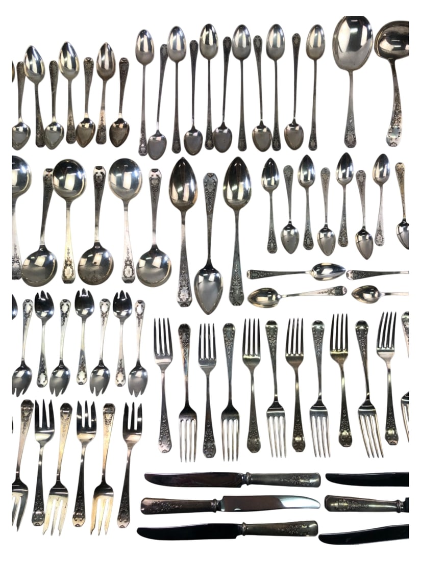 Gorham Sterling Silver Flatware Set 100+ Pcs - 3