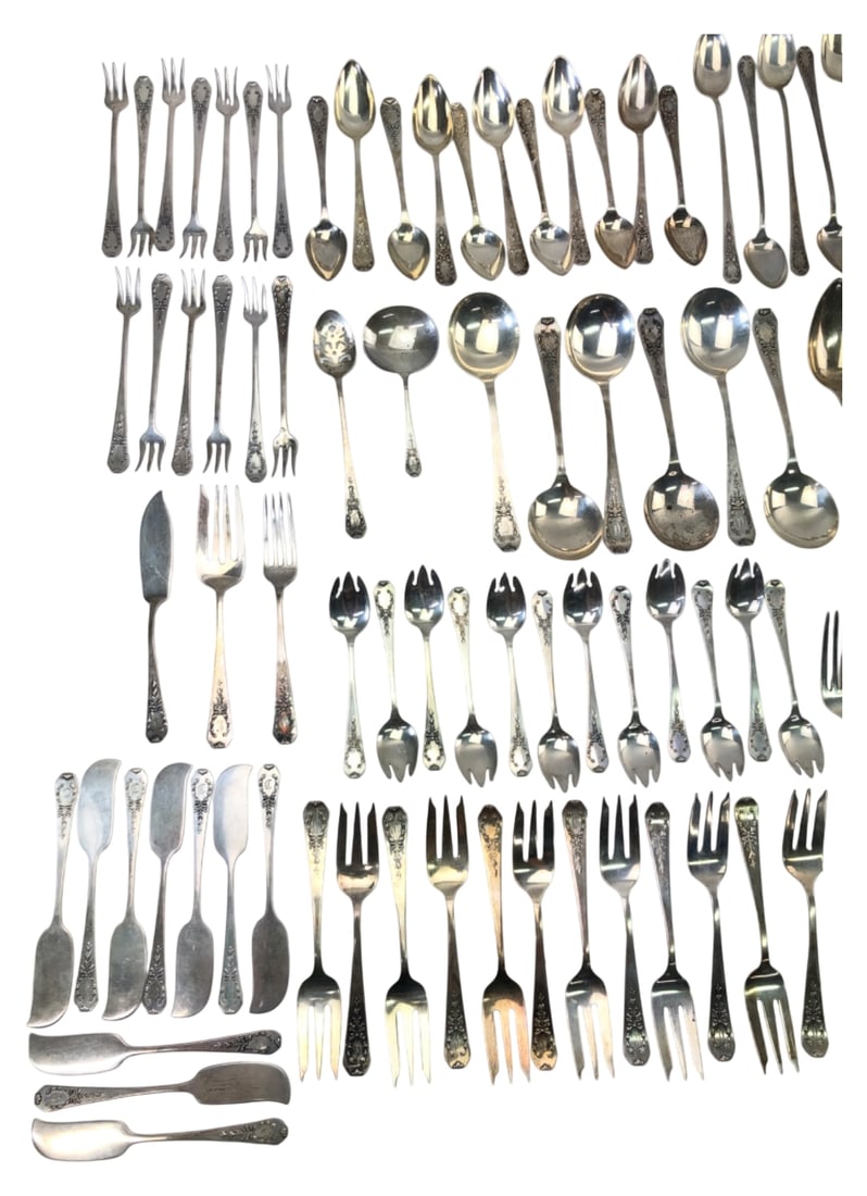 Gorham Sterling Silver Flatware Set 100+ Pcs - 4