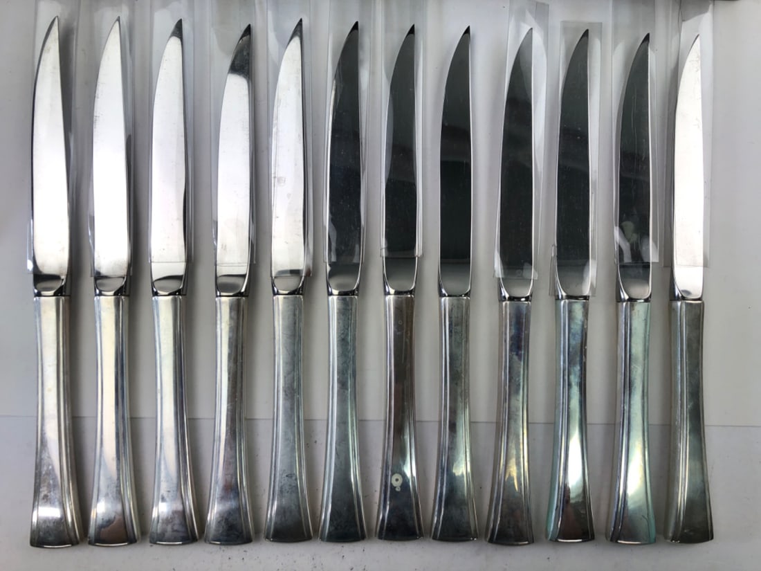 Fine Arts Sterling Silver 96pc Flatware Set - 3