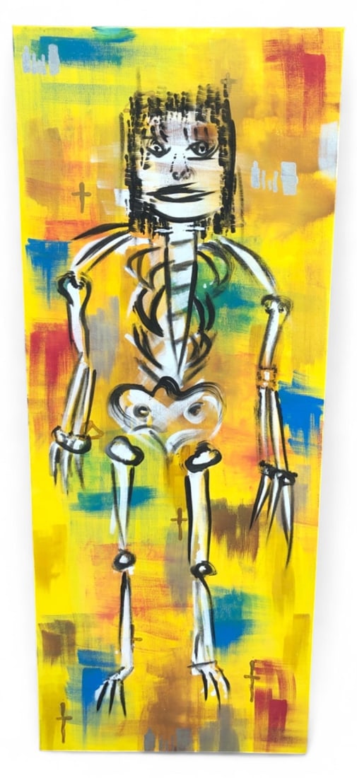 Signed Josiah Brazen Acrylic On Canvas 16x40" (1 of 6)