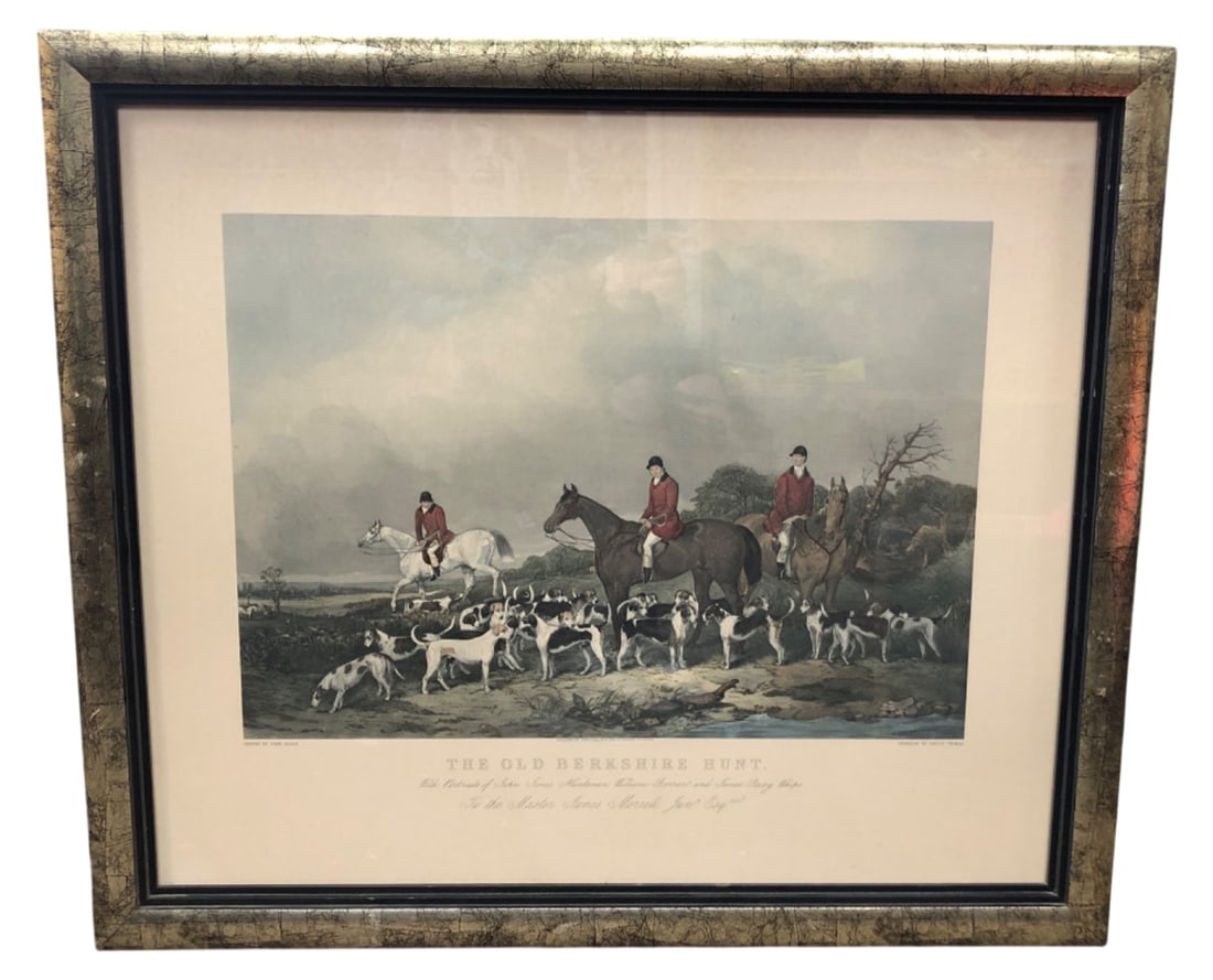 John Goode The Old Berkshire Hunt Engraving (1 of 6)