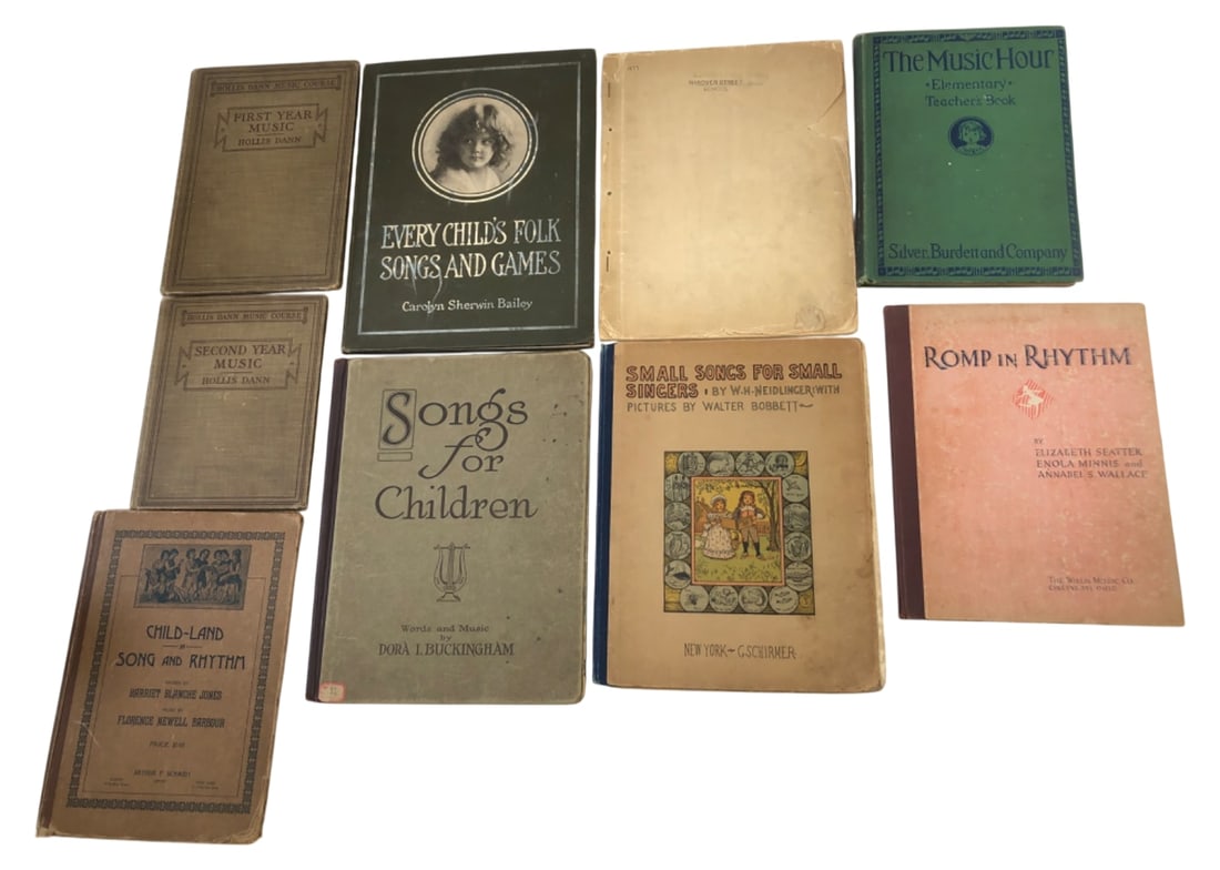 VTG Children's Music and Song Books Lot (1 of 4)