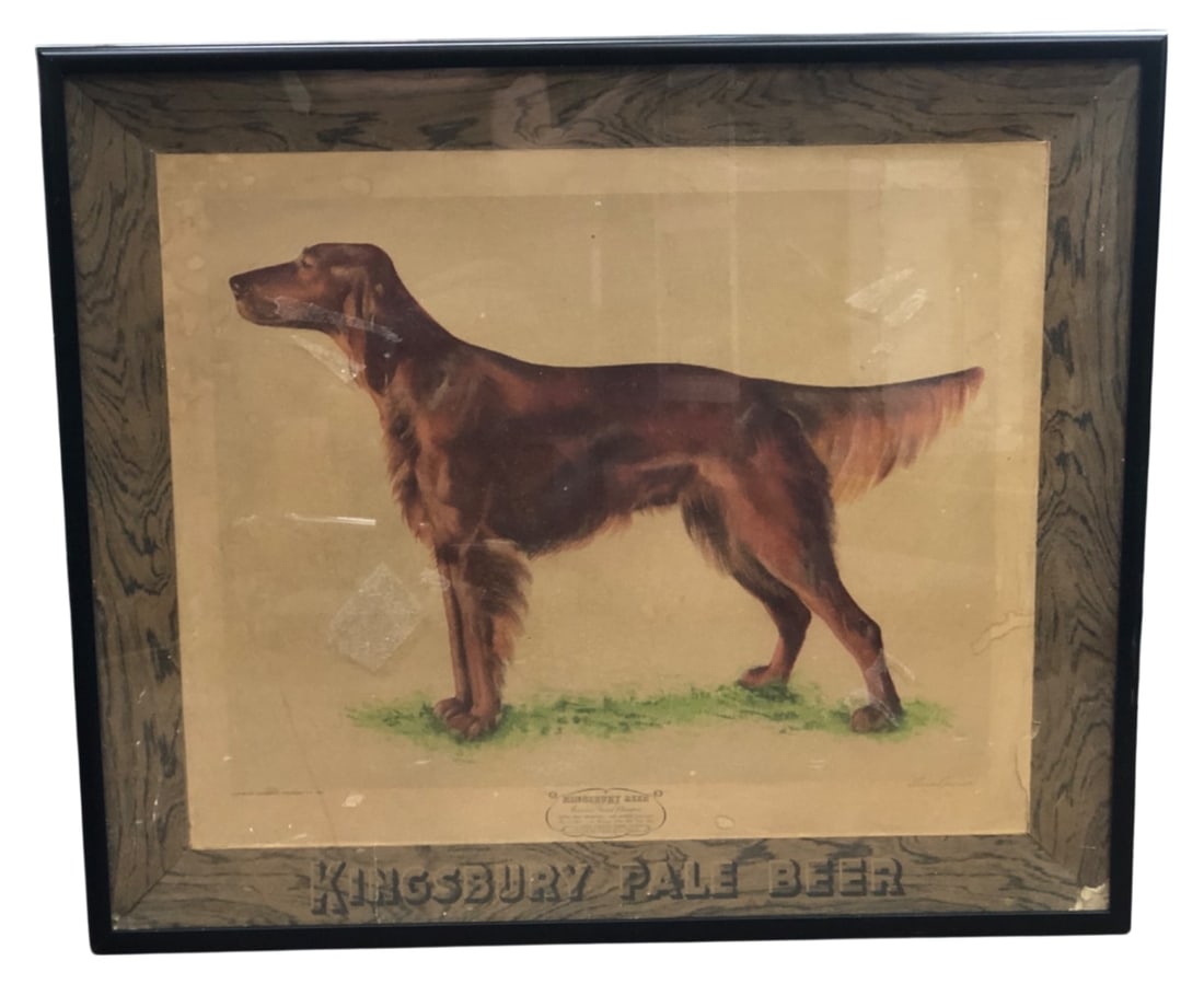 Kingsbury Beer 1941 Irish Setter Print (1 of 6)