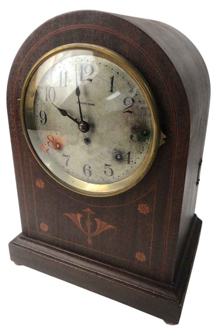 Seth Thomas Mahogany Sonora Chime Mantel Clock (1 of 12)