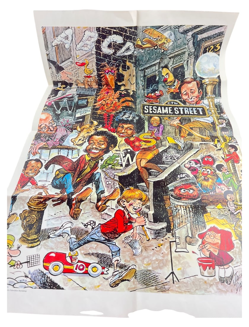 1970 Jack Davis Sesame Street Poster & Kit (1 of 12)
