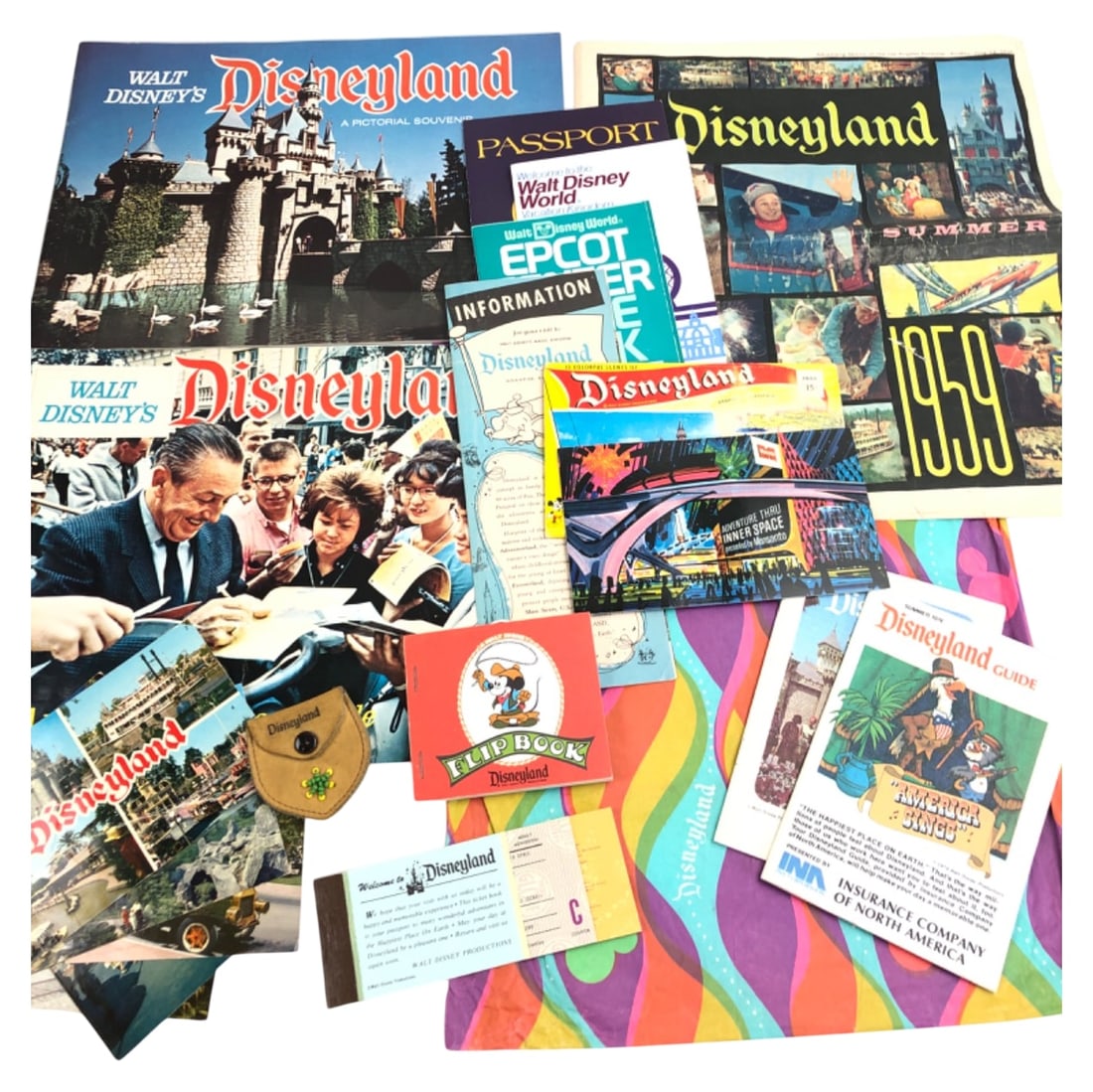 Disney Vintage Theme Park Memorabilia Lot (1 of 9)