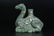 A bronze 'sheep'candlestick