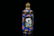 A bronze panited enamel 'character' snuff bottle - 3