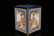 A brouze painted enamel 'character' brush pot - 5