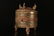 A bronze inlaying and silver senser - 3