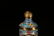 A brouze painted enamel 'character' snuff bottle - 2