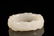 A Top and Fine White Jade 'Bamboo' Ring - 4