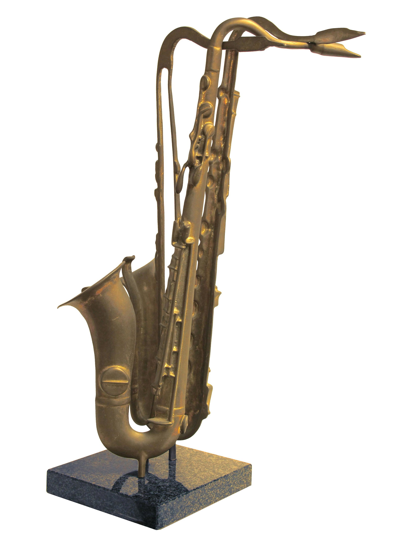 ARMAN Fernandez - Sax: Edition of 100 Signed, numbered "Arman 42/100" (on the part in bronze) bronze