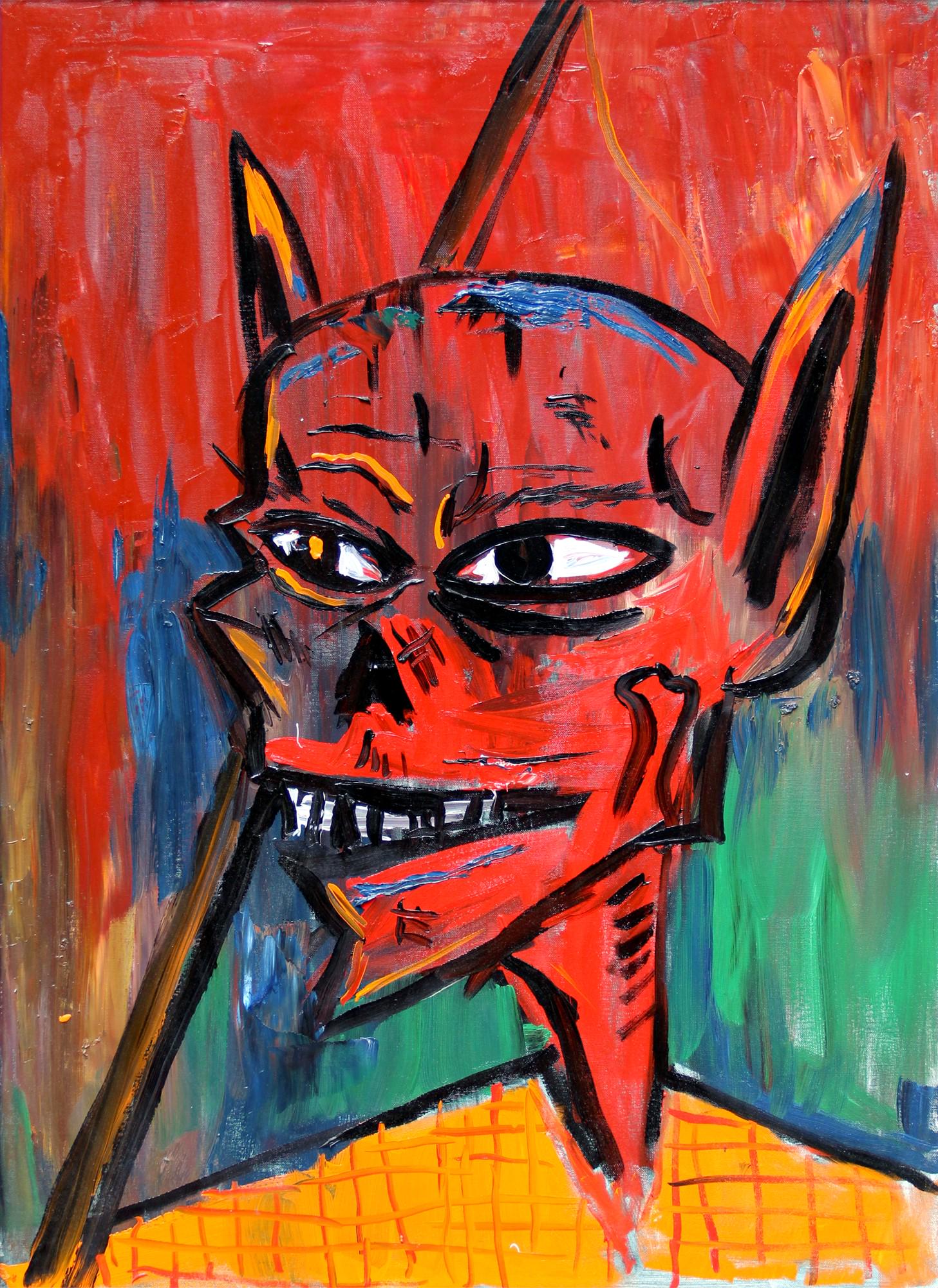 PROL Rick, Large Dada Head II: PROL Rick, Large Dada Head II, 2009, oil on canvas, cm 100x70Certificate issued by The Rick Prol Archive, under no. CT123, signed by the artist"Rick Prol", Parise Adriano, Verona 2011, p. 52