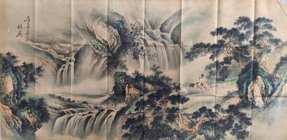 Qiu Ying landscape painting