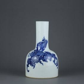 BLUE&WHITE GLAZE JAR