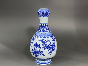 BLUE&WHITE GLAZE VASE