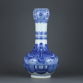 BLUE&WHITE GLAZE VASE