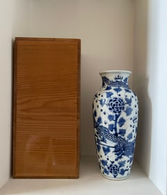 BLUE&WHITE GLAZE VASE