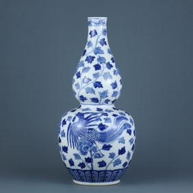 BLUE&WHITE GLAZE VASE