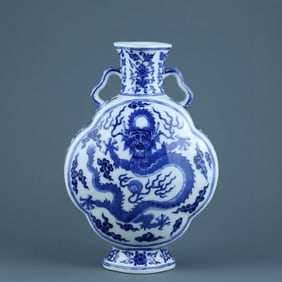 BLUE&WHITE GLAZE VASE