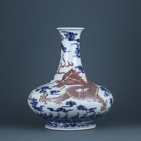 BLUE&WHITE GLAZE VASE