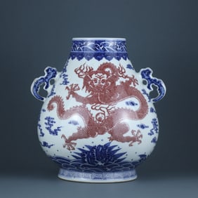 BLUE&WHITE GLAZE VASE