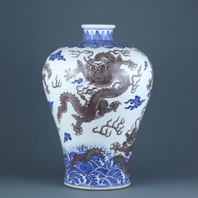 BLUE&WHITE GLAZE VASE