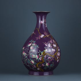 MOCAI GLAZE PATTERN VASE