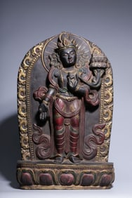 GILT BRONZE CAST BUDDHA STATUE